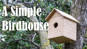 A Simple Birdhouse (Blind Mitered Dovetails)